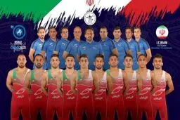 تیم کشتی آزاد ایران سوم جهان شد