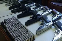 چندین قبضه اسلحه در خانه شخصی