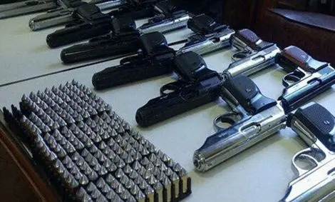 چندین قبضه اسلحه در خانه شخصی