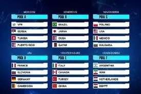 نتایج قرعه کشی جام جهانی والیبال / رقبای ایران مشخص شدند