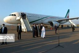 رئیس جمهور وارد اردبیل شد