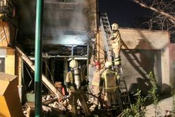 انفجار قلیان سرا در خیابان ولی‌عصر(عج) + عکس