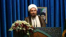 حاج‌علی‌اکبری، امام جمعه موقت تهران: آمریکا باید گور خودش را از خاورمیانه گم کند