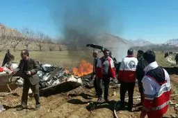 سقوط بالگرد اورژانس در شهرکرد/ فوت تمامی سرنشینان