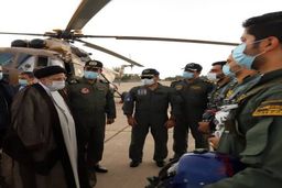 بازدید رئیس جمهور از پایگاه شکاری وحدتی دزفول