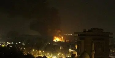 ۵ انفجار مهیب در منطقه سبز بغداد رخ داد