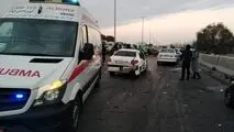 تصادف زنجیره‌ای در قم ۲۷ مصدوم به همراه داشت