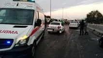 تصادف زنجیره‌ای در قم ۲۷ مصدوم به همراه داشت