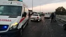 تصادف زنجیره‌ای در قم ۲۷ مصدوم به همراه داشت