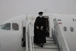 رئیسی در نهمین سفر استانی خود وارد سمنان شد