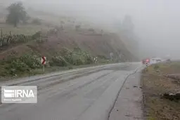 بارش برف و باران در جاده‌های شمالی