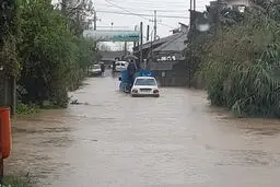 نجات ۵۴ خودرو از کولاک و سیل