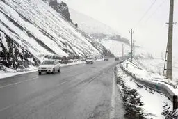جلوگیری از تردد خودروهای بدون زنجیرچرخ در محورهای کوهستانی