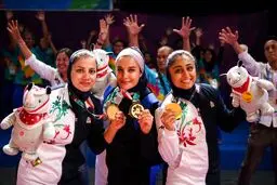 اسامی کامل مدال آوران ایران در بازی های آسیایی