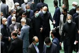 رئیسی وارد مجلس شورای اسلامی شد