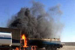 انفجار تانکر حامل سوخت در فارس