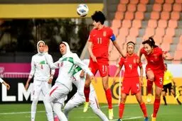 شکست سنگین تیم ملی بانوان مقابل چین