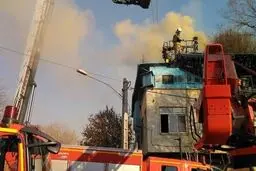 آتش سوزی مسافرخانه خاموش شد