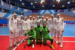 پیروزی دختران فوتسال ایران برابر قرقیزستان