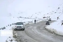 بارش برف و باران در بیشتر استان‌ها