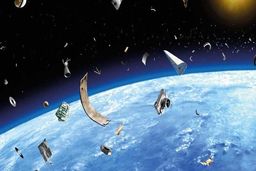 زباله درفضا! انسان ها به فضا هم رحم نکردند