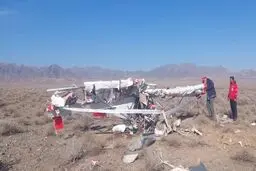 هواپیما در کاشمر سقوط کرد