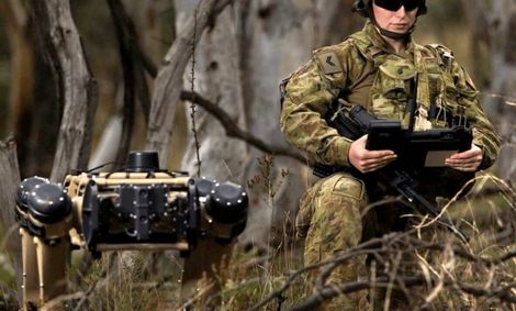 نگهبانی مرز های ایالات متحده توسط سگ های رباتیک