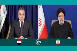 گفت و گو رئیسی با نخست وزیر عراق