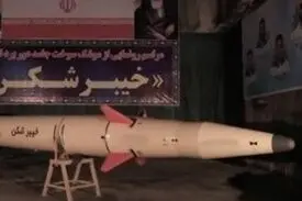 رونمایی از موشک بالستیک «خیبرشکن» با برد ۱۴۵۰ کیلومتر
