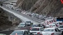 مسدود شدن جاده چالوس