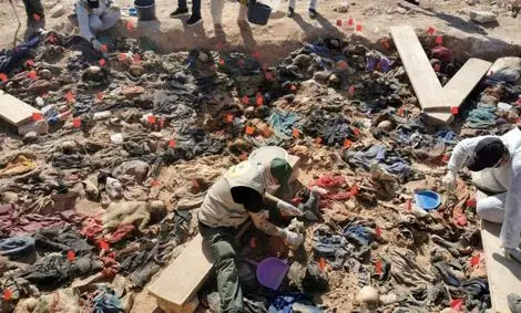 کشف گور دسته جمعی در شمال غرب عراق