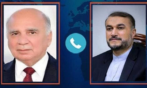 تاکید وزرای خارجه ایران و عراق بر تسریع در اجرای توافقات گذشته میان دو طرف