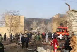 سه فوتی در سانحه سقوط هواپیمای جنگی در تبریز