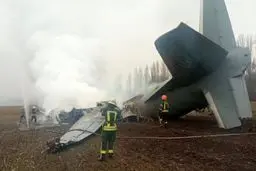 یک فروند هواپیمای ترابری ارتش اوکراین توسط روس ها ساقط شد