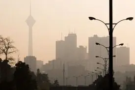 هوای تهران ناسالم است/ پیش بینی رگبار و وزش باد نسبتا شدید