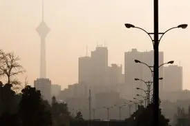 هوای تهران ناسالم است/ پیش بینی رگبار و وزش باد نسبتا شدید