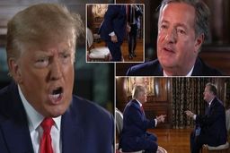 ترامپ عصبی قهر کرد، مصاحبه نیمه تمام ماند!