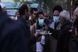 بهبود نسبی روحانی مصدوم حادثه حرم مطهر رضوی