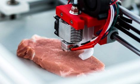 گوشت با طعم چاپگر سه بعدی!!