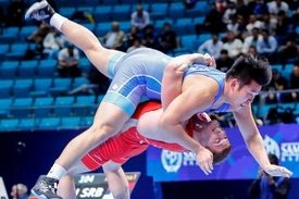 قهرمانی کشتی آزادآسیا ۳طلا و یک نقره و یک برنز