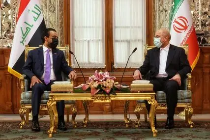رؤسای مجالس ایران و عراق دیدار کردند