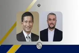 گفتگوی تلفنی وزیران خارجه ایران و سنگاپور