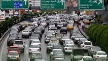 کاهش ۸.۳ درصدی تردد در محور‌های برون شهری نسبت به دیروز