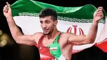 طلایی شدن محمدرضاگرایی در کشتی فرنگی
