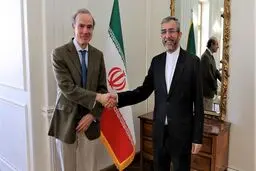 انریکه مورا با باقری دیدار کرد