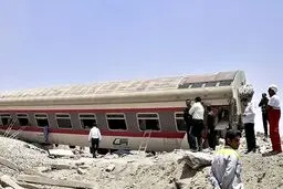 مقصران حادثه تصادف قطار طبس-یزد بازداشت شدند