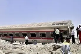 مقصران حادثه تصادف قطار طبس-یزد بازداشت شدند