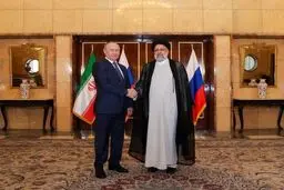 دیدار پوتین و رئیسی در تهران