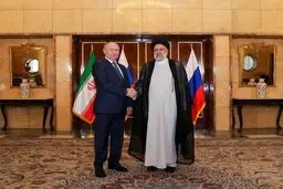 دیدار پوتین و رئیسی در تهران
