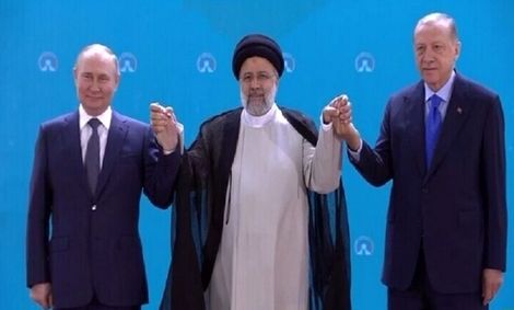 ماجرای عکس مشترک پوتین و رئیسی و اردوغان